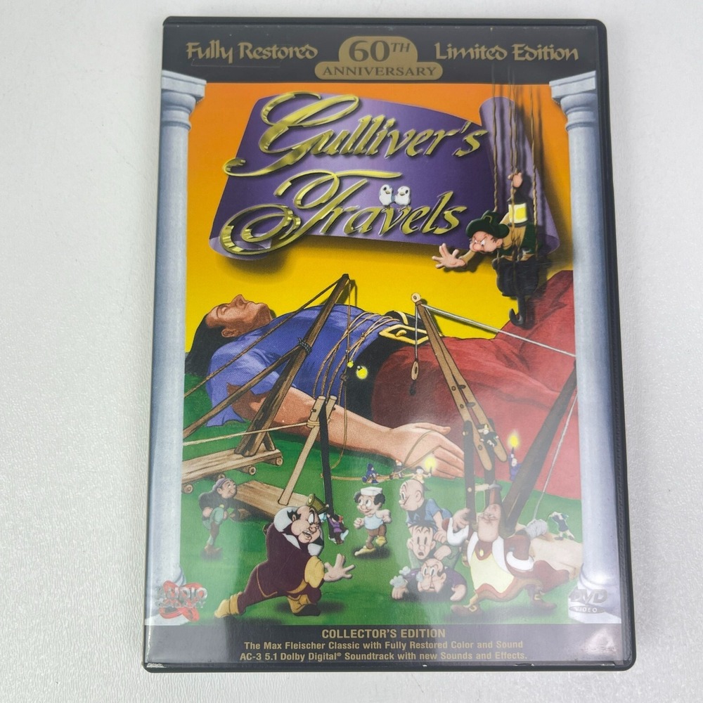 Gullivers Travels 60th Anniversary Fully Restored Limited Edition Tall Case DVD